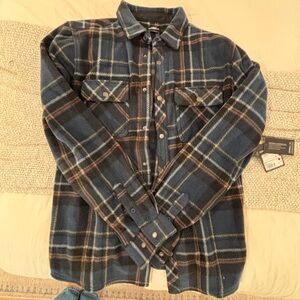 NTW - O'Neill Glacier Plaid Superfleece Midnight Navy - L